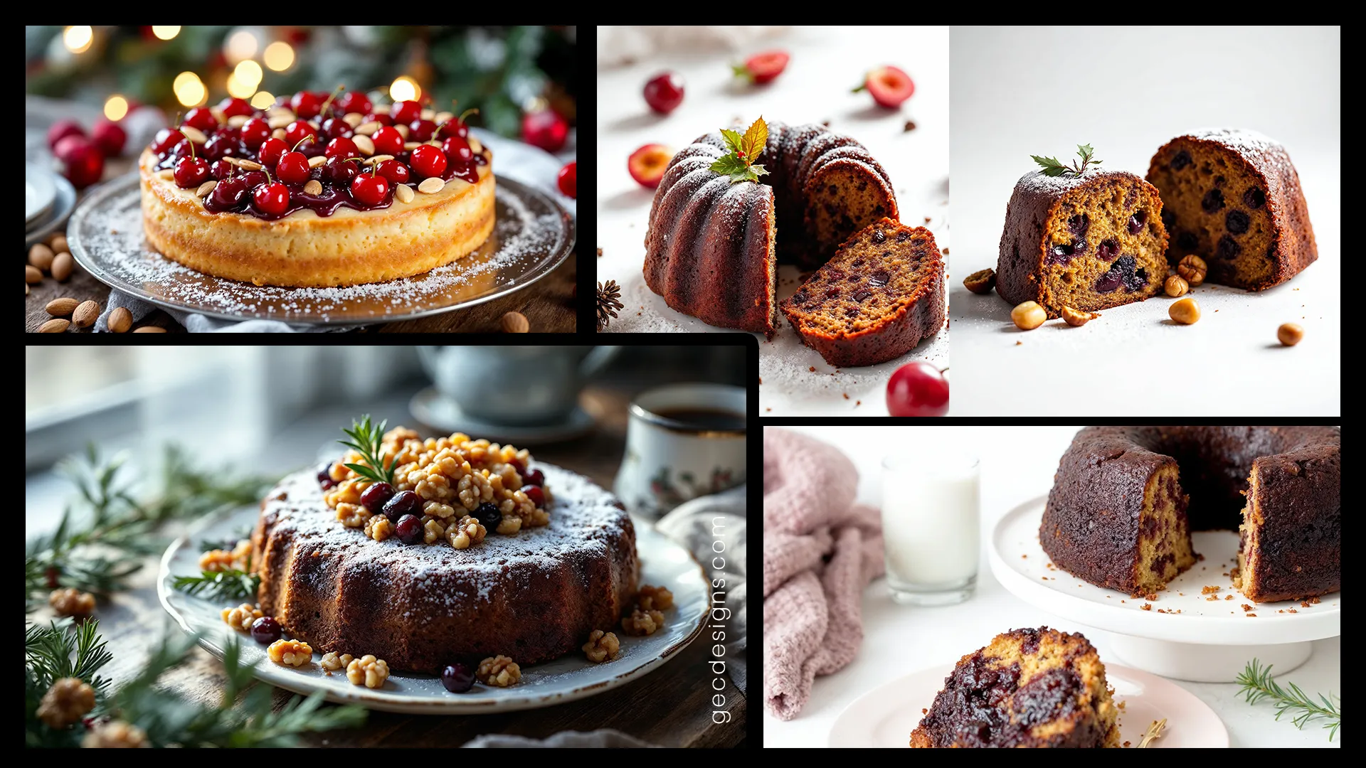 Step-by-step Christmas pudding and plum cake preparation