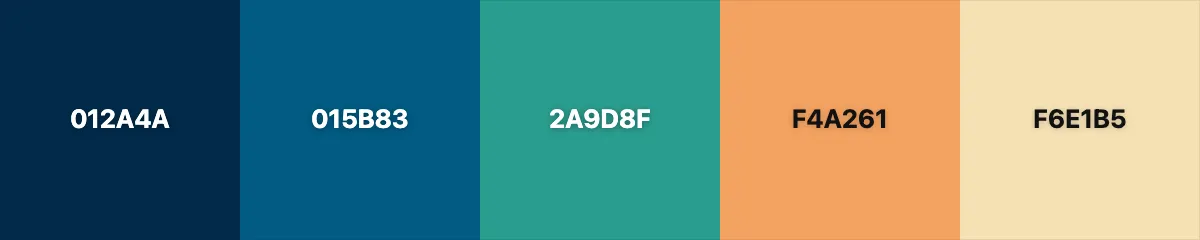 Color palette Image