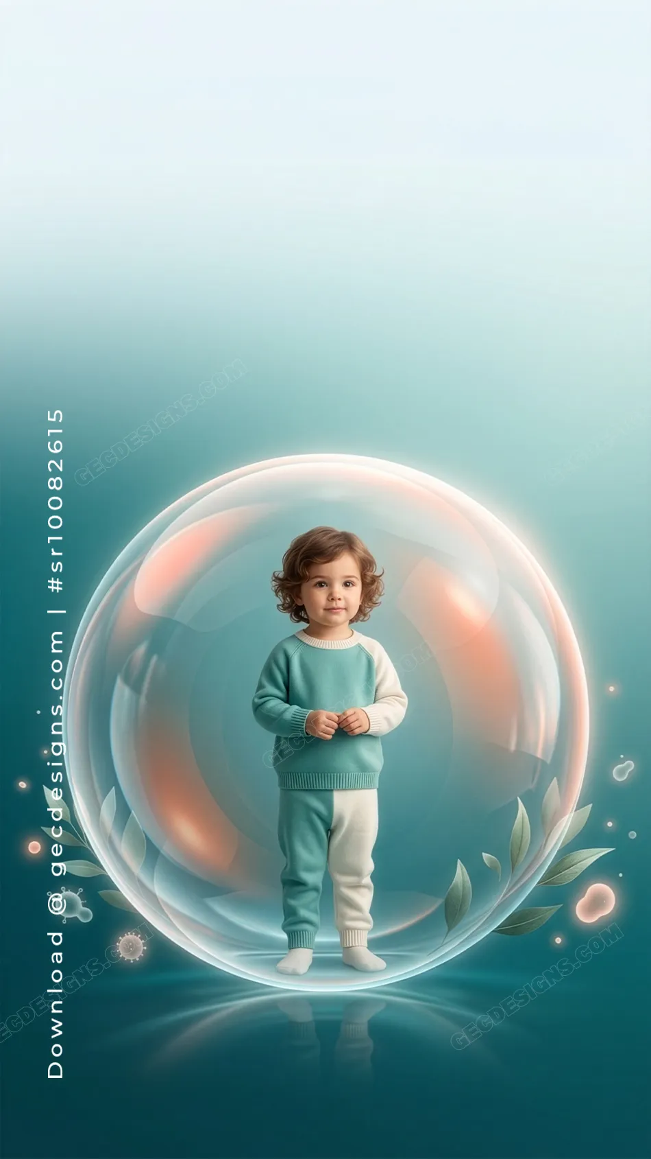 Child Protected Inside an Immune System Shield