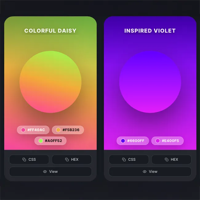 Color Gradients Picker