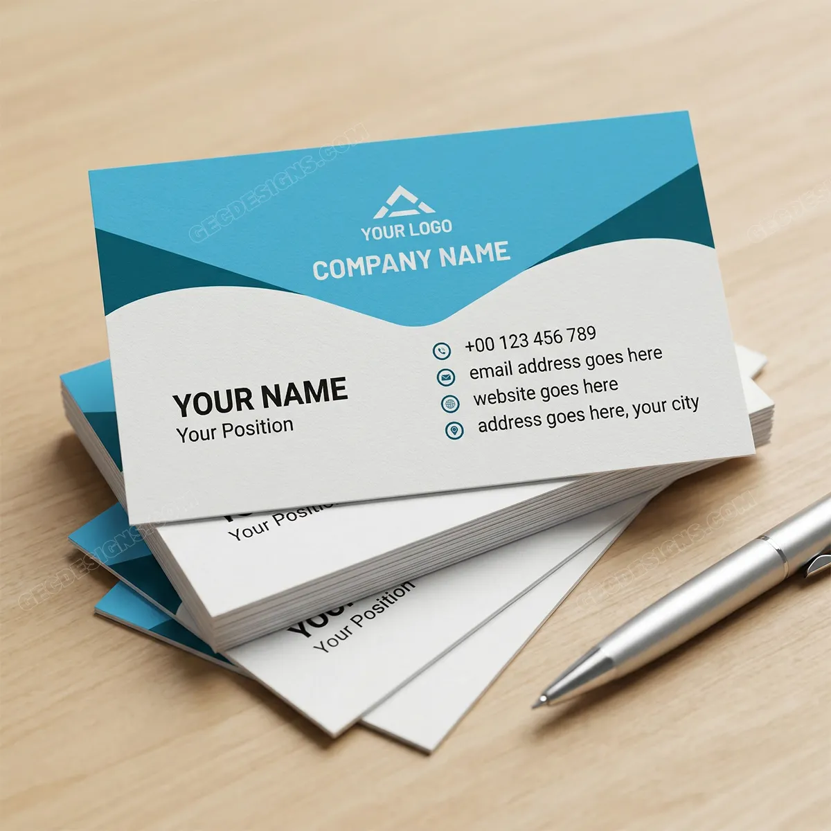 Travel agency flyer template PSD vacation packages design mockup