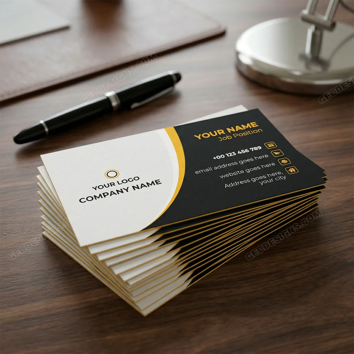 Elegant Visiting Card Design For Creative Professionals 10042403 Mockup Two