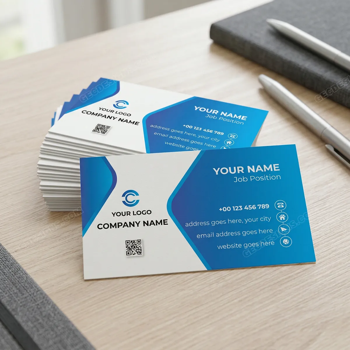 Trending Designs For Eye Catching Business Card Mockup One