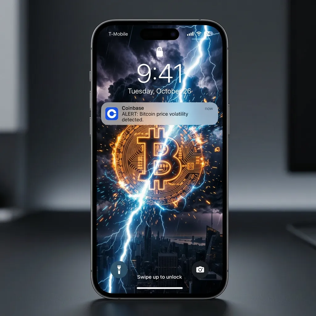 Bitcoin lightning iPhone wallpaper crypto wealth storm power background mockup two