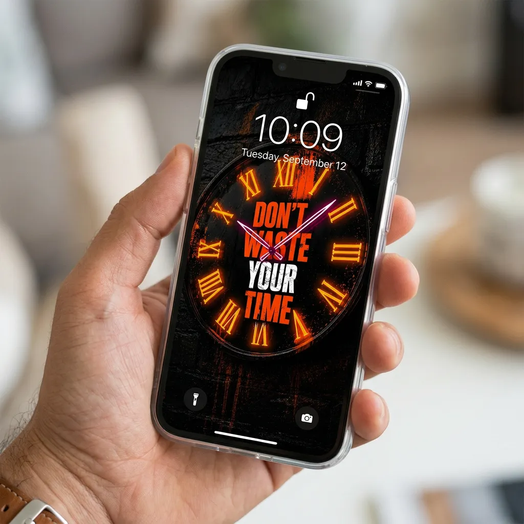 Don’t waste your time iPhone wallpaper for entrepreneurs