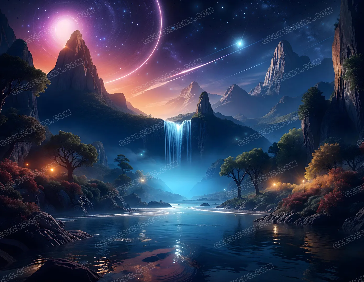 Mystical Nature Background Mystical Nature Background