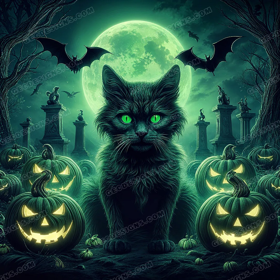 Scary Halloween Black Cats Wallpaper Scary Halloween Black Cats Wallpaper