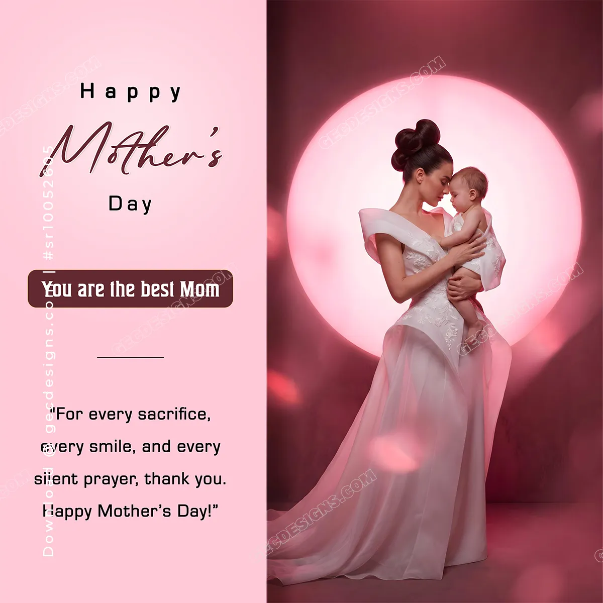 Happy Mother’s Day Image Celebrating Mom’s Sacrifice