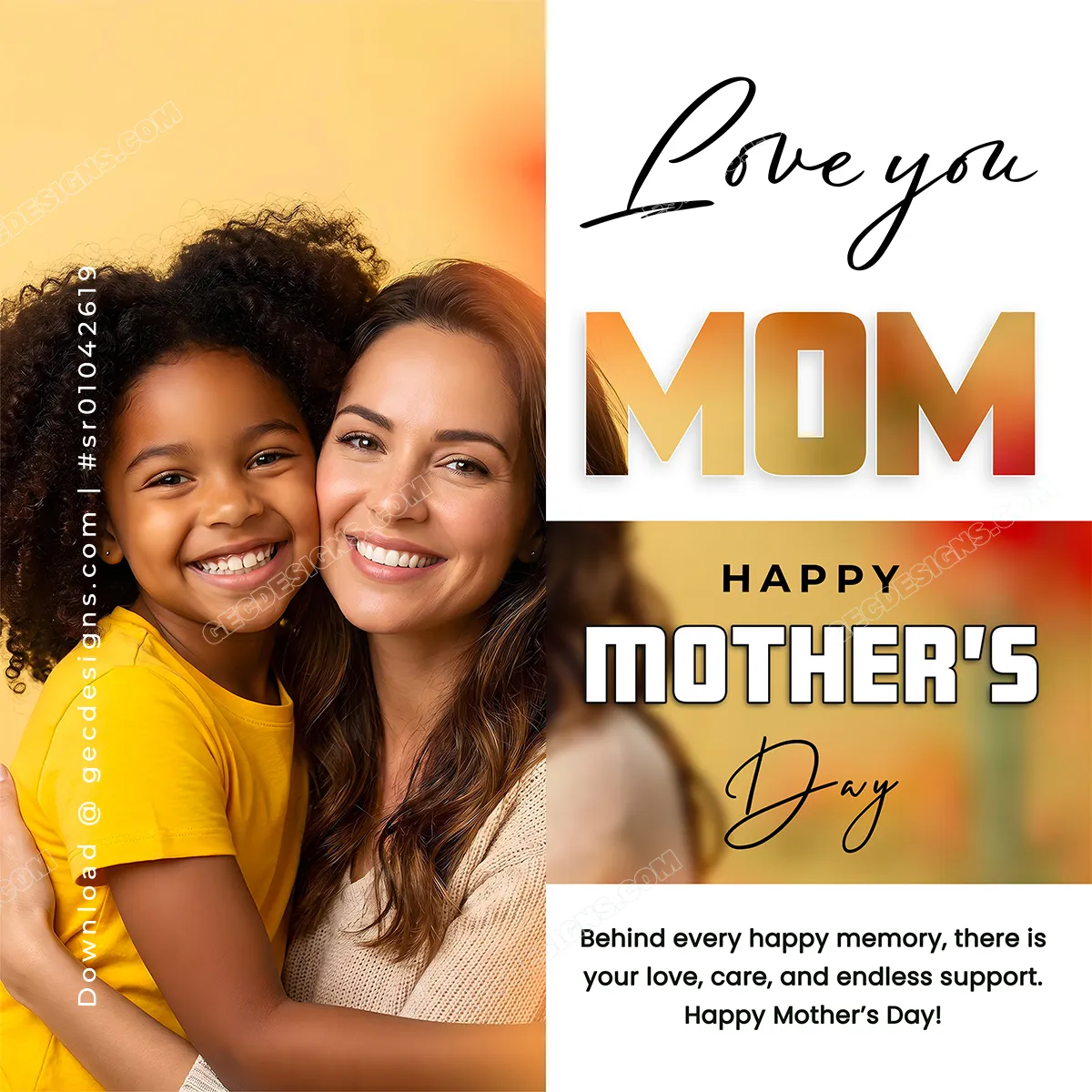 Happy Mother’s Day Image Celebrating Mom’s Support
