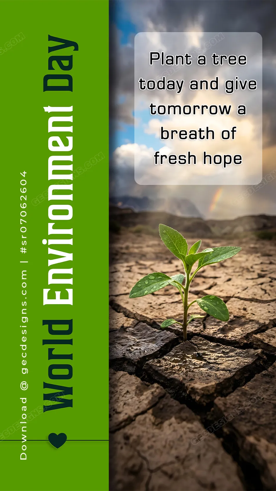 Happy World Environment Day, Plant a Tree Image