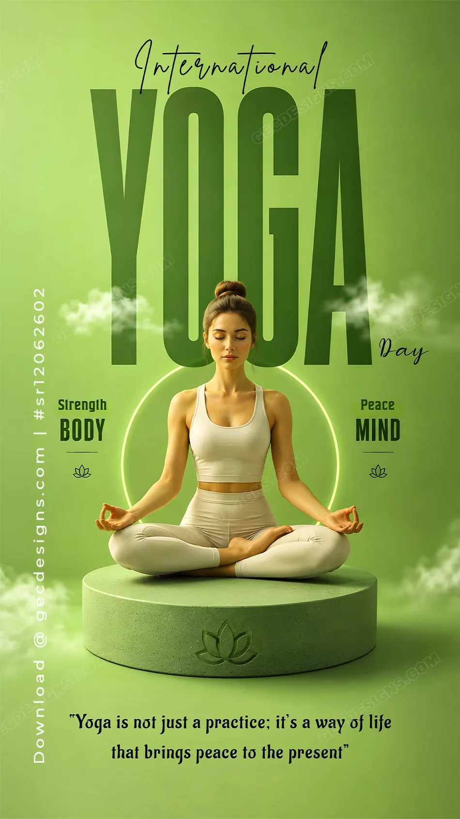 International Yoga Day Images for Peaceful Wellness Campaigns