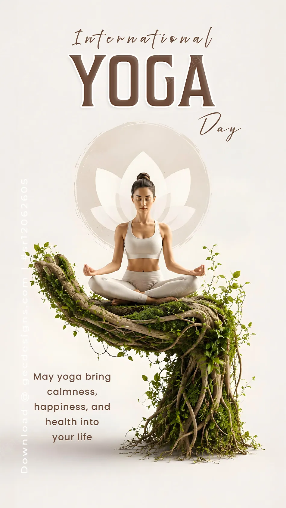 International Yoga Day Images with Nature Meditation Theme