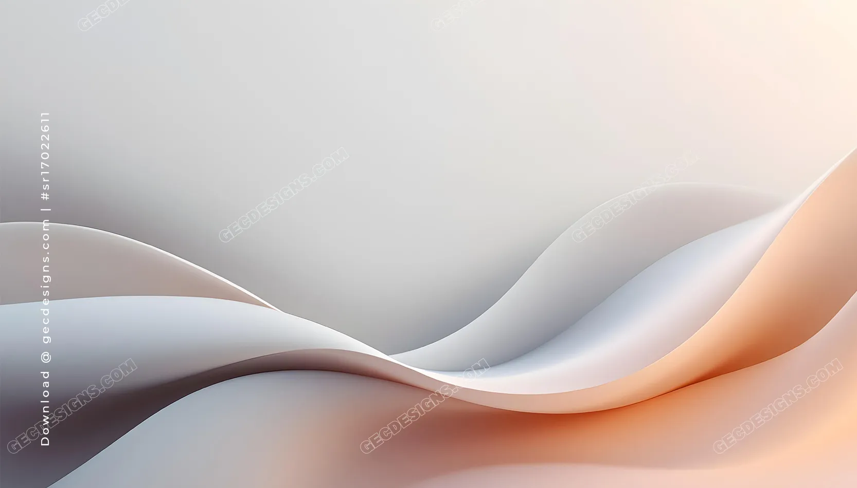 Minimal Aesthetic Wallpaper with Soft Beige and Grey Waves for Desktop background