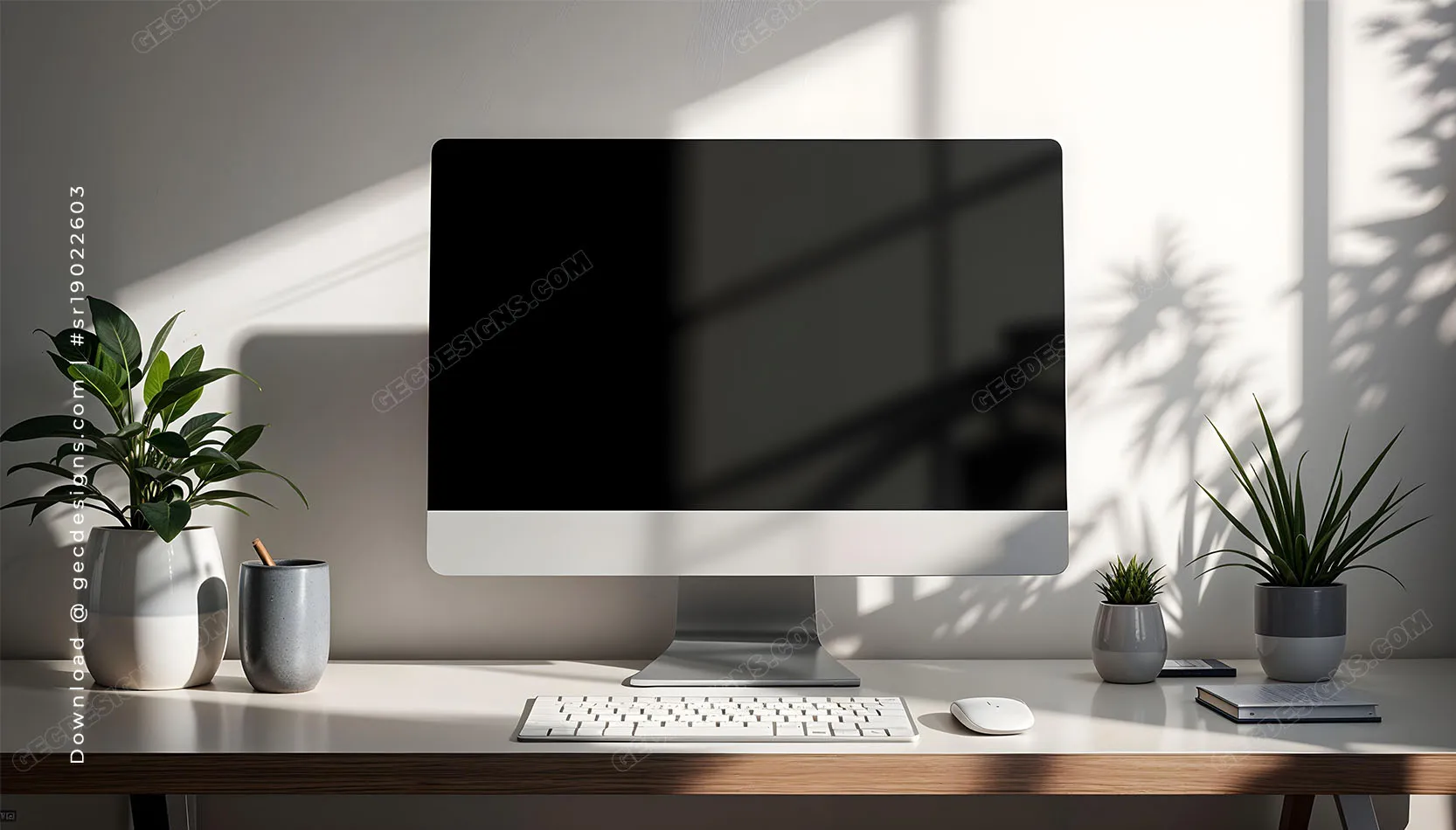 Professional Corporate Desk Setup Wallpaper for Productive Environment